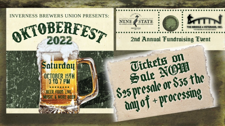 Inverness Brewers Union Presents 2nd Annual Oktober Fest 2022 Inverness Brewers Union Presents 2nd Annual Oktober Fest 2022