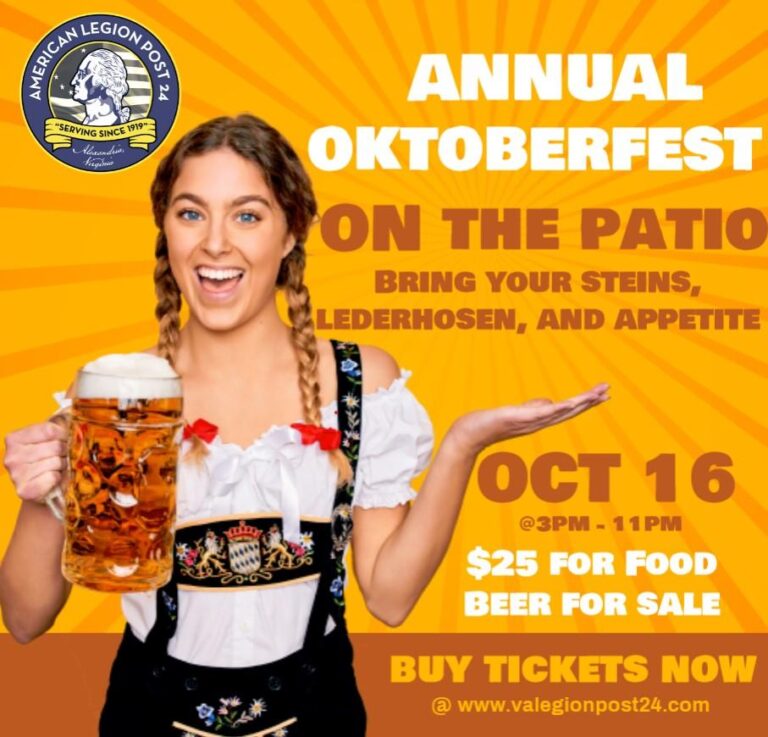 American Legion Post 24 Annual Oktoberfest on the Patio American Legion Post 24 Annual Oktoberfest on the Patio