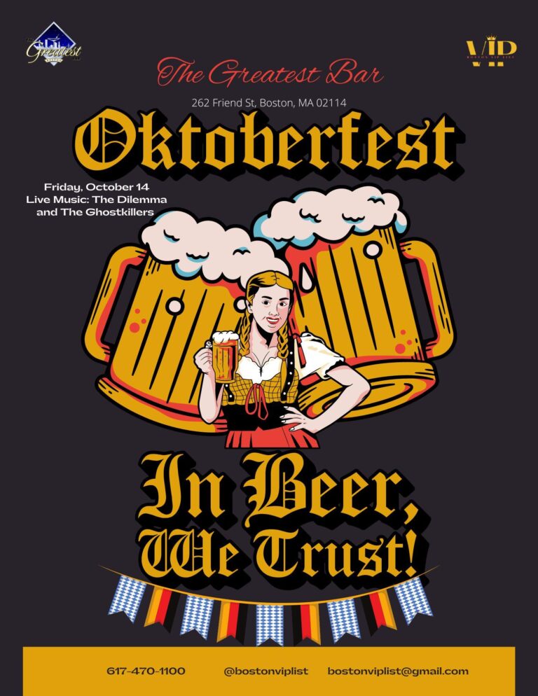 OKTOBERFEST @ THE GREATEST BAR OKTOBERFEST @ THE GREATEST BAR