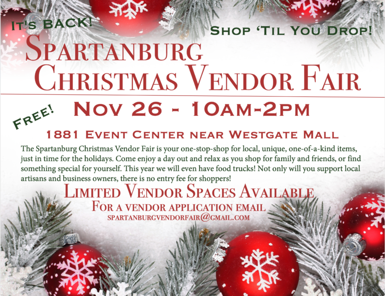 Spartanburg Christmas Vendor Fair Spartanburg Christmas Vendor Fair