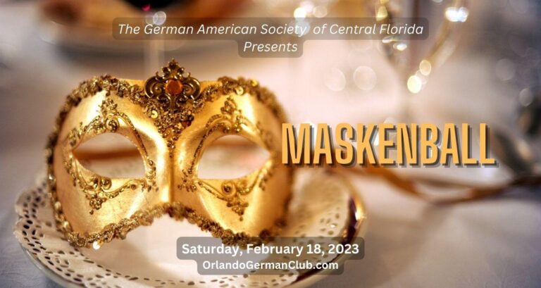 Maskenball- Mardi Gras 2023 German Style Maskenball- Mardi Gras 2023 German Style