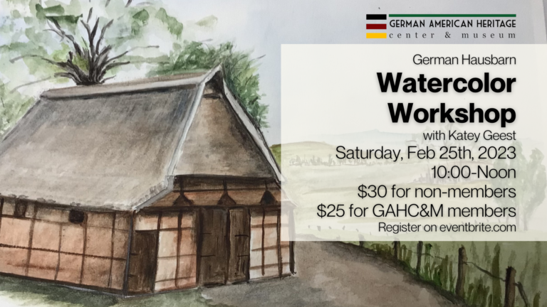 German Hausbarn Watercolor Workshop German Hausbarn Watercolor Workshop