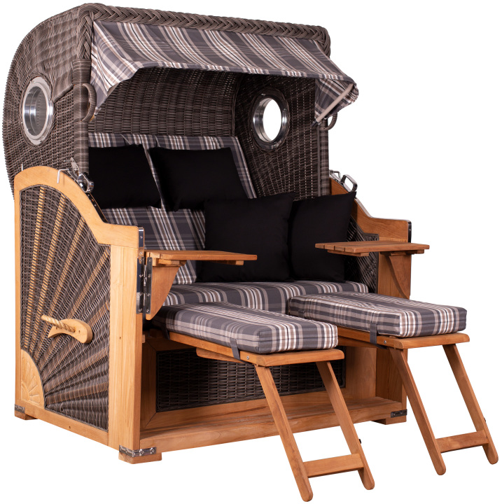 Strandkorbโข Albatros stone grey 147