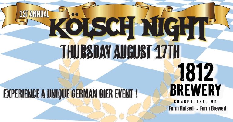 Kolsch Night @ 1812 Brewery Kolsch Night @ 1812 Brewery