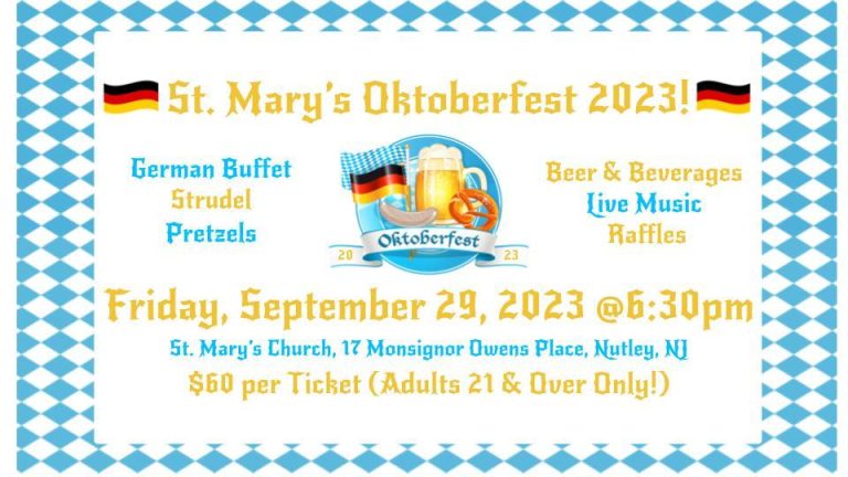 St. Mary’s Oktoberfest 2023!!! St. Mary’s Oktoberfest 2023!!!