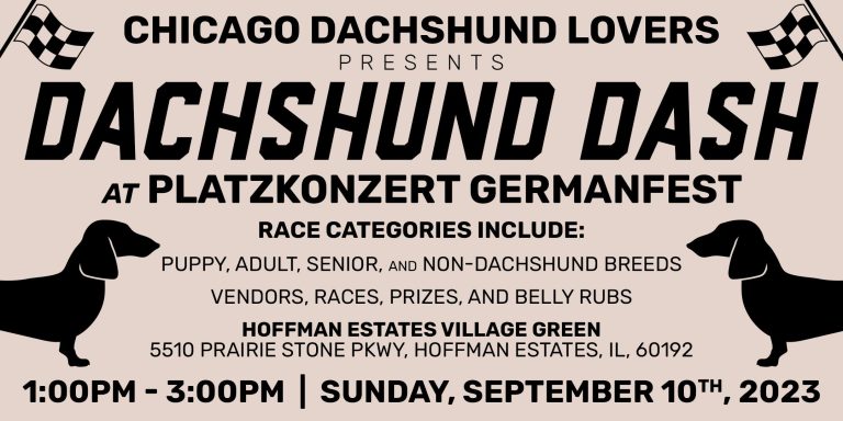 Dachshund Dash at Platzkonzert Germanfest 2023
