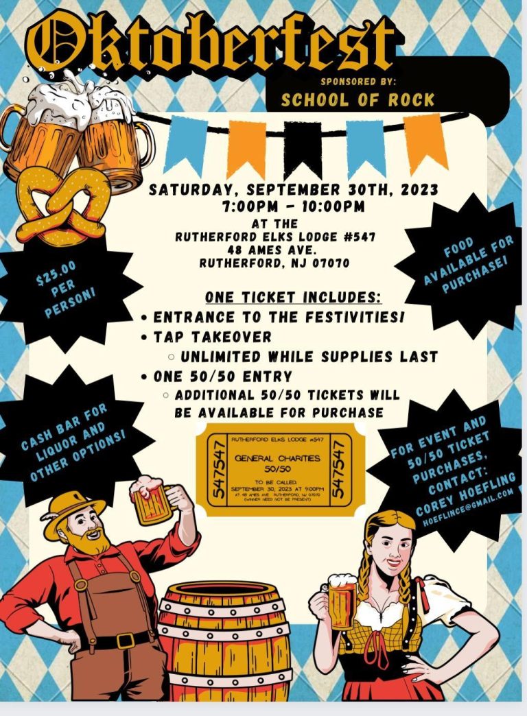Rutherford Elks 3rd Annual Oktoberfest