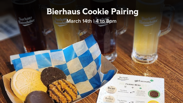 Girl Scout Cookie Flight at Bierhaus Maisschaler Girl Scout Cookie Flight at Bierhaus Maisschaler