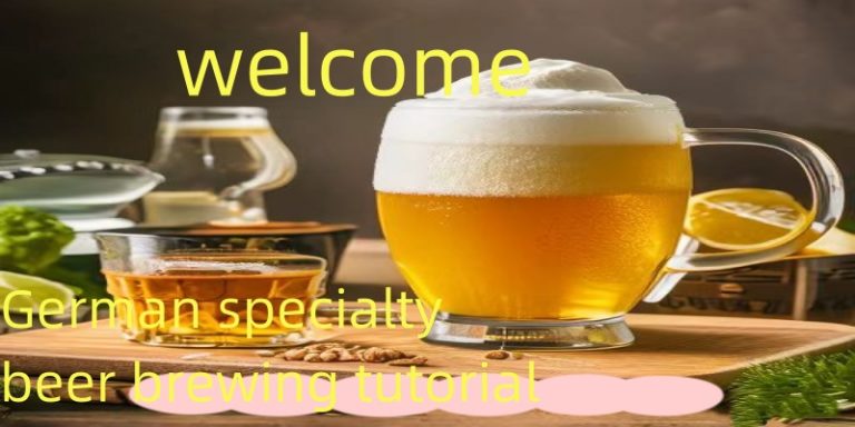 German specialty beer brewing tutorial