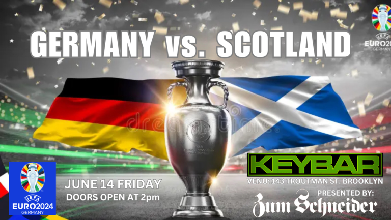 UEFA Euro 2024 Championship: Germany vs. Scotland at KEYBAR, Presented by Zum Schneider UEFA Euro 2024 Championship: Germany vs. Scotland at KEYBAR, Presented by Zum Schneider