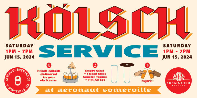 Kölsch Service at Aeronaut Kölsch Service at Aeronaut