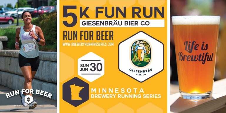 5k Beer Run x Giesenbräu Bier Co | 2024 MN Brewery Running Series 5k Beer Run x Giesenbräu Bier Co | 2024 MN Brewery Running Series