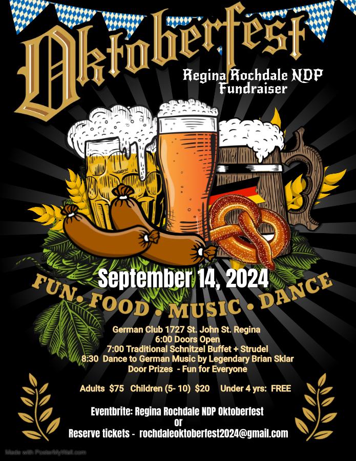 Regina Rochdale NDP Oktoberfest 2024 Regina Rochdale NDP Oktoberfest 2024