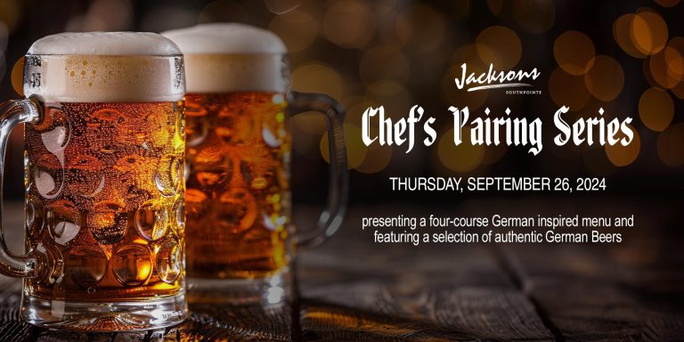 Jacksons Southpointe Chef’s Pairing Series – featuring German Cuisine