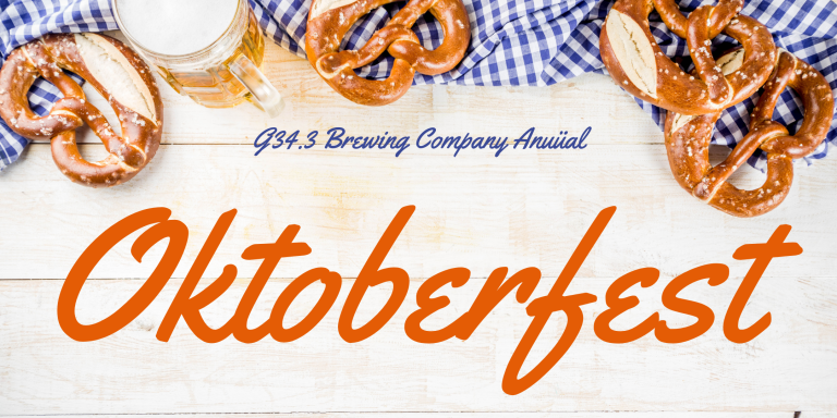 G34.3 Brewing Company Oktoberfest 2024! G34.3 Brewing Company Oktoberfest 2024!