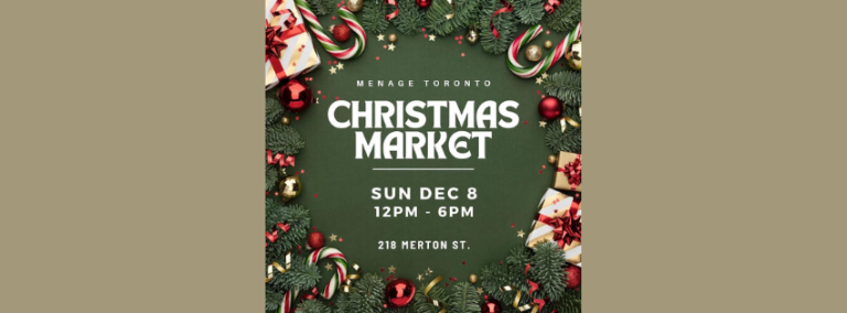 MENAGE TORONTO CHRISTMAS MARKET