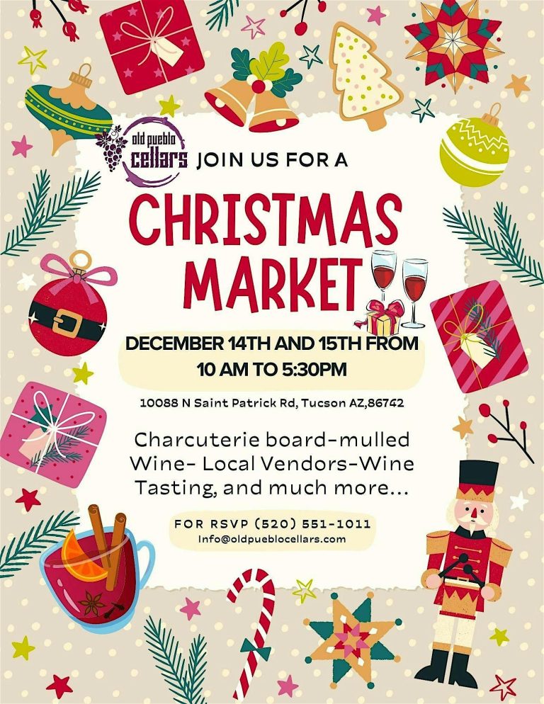 Christmas market and Wine at Old Pueblo Cellars