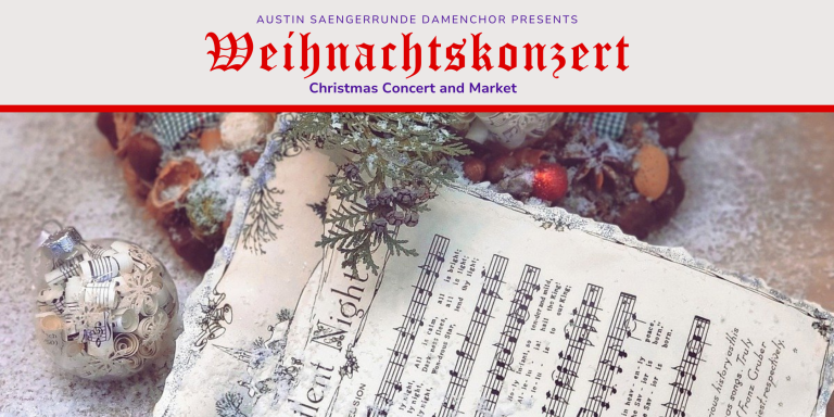 Saengerrunde Weihnachtskonzert (Christmas Concert and Market) Saengerrunde Weihnachtskonzert (Christmas Concert and Market)