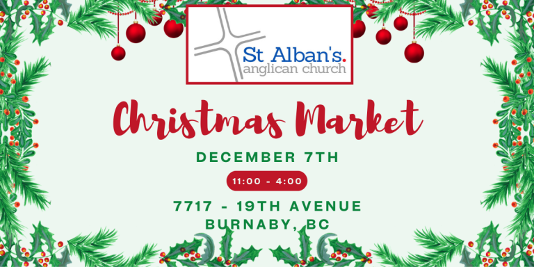 St. Albans Anglican Church Christmas Market St. Albans Anglican Church Christmas Market