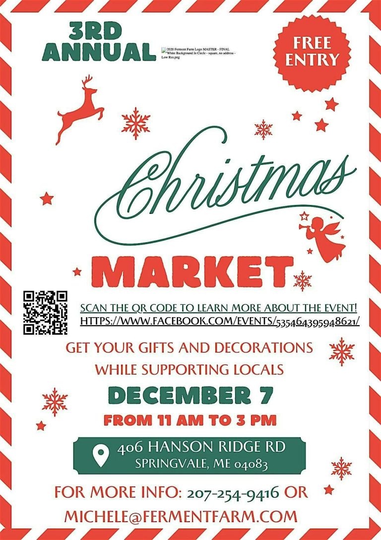 Ferment Farm’s 3rd Annual outdoor Christmas Market Ferment Farm’s 3rd Annual outdoor Christmas Market