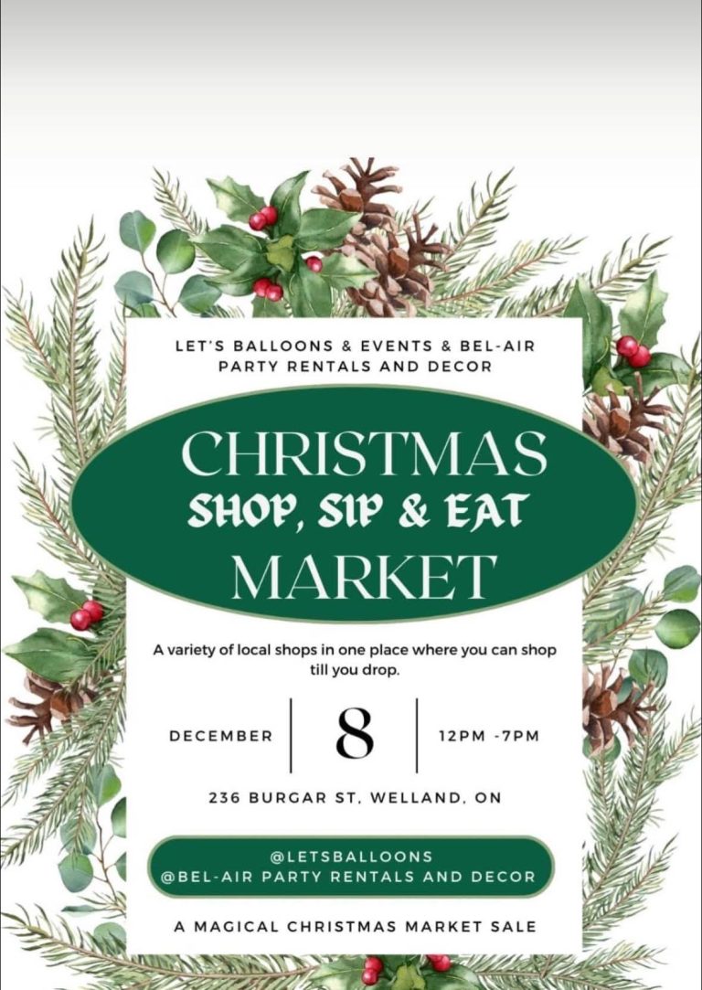 Sip and Shop Christmas Market Sip and Shop Christmas Market