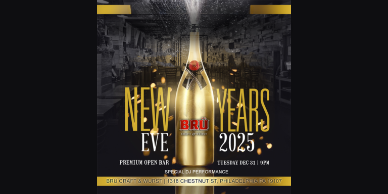 Bru Craft & Wurst New Years Eve Party! BY GET OUT Bru Craft & Wurst New Years Eve Party! BY GET OUT