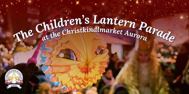 The Children’s Lantern Parade at the Christkindlmarket Aurora 2024