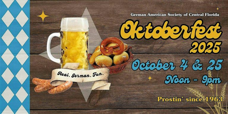 Oktoberfest! October 4, 2025 German American Society Casselberry FL Oktoberfest! October 4, 2025 German American Society Casselberry FL