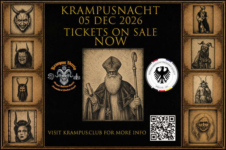 KRAMPUSNACHT2026 at the German-American Society of Pinellas KRAMPUSNACHT2026 at the German-American Society of Pinellas