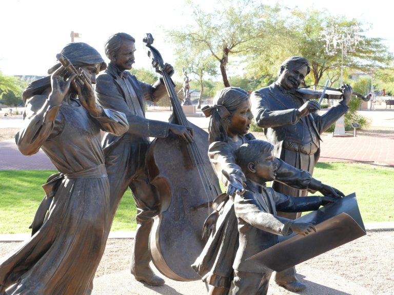 Art in Centennial Circle at Community Center scaled 768x576