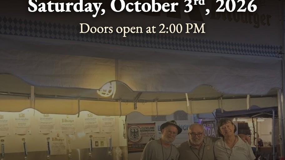 Oktoberfest 2026 — Cleveland Maennerchor