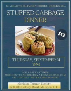 Stuffed Cabbage Dinner 2026 — Meriden Turner Society