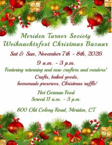 Weihnachtsfest Christmas Bazaar 2026 — Meriden Turner Society